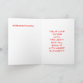 Geheimnistkarte Karte (Innenseite)