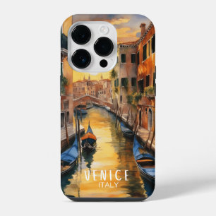 Geheimnisvoll schöner Sonnenuntergang in Venedig iPhone 14 Pro Hülle