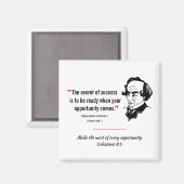 Geheimnisvolle Angebotsdisraeli Magnet (Vorderseite/Rückseite)