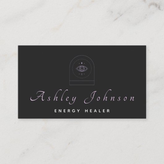 Geheimnisvolle Astrologie des dritten Auges mit de Visitenkarte (Vorderseite)