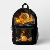 Geheimnisvolle Dracheneier – Ursprung des Feuers Bedruckter Rucksack (Vorderseite)