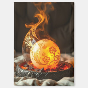 Geheimnisvolle Dracheneier – Ursprung des Feuers Magnet