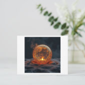 Geheimnisvolle Dracheneier – Ursprung des Feuers Postkarte (Stehend Vorderseite)