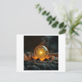 Geheimnisvolle Dracheneier – Ursprung des Feuers Postkarte (Stehend Vorderseite)