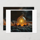 Geheimnisvolle Dracheneier – Ursprung des Feuers Postkarte (Vorne/Hinten)