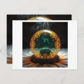 Geheimnisvolle Dracheneier – Ursprung des Feuers Postkarte (Vorne/Hinten)