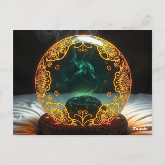 Geheimnisvolle Dracheneier – Ursprung des Feuers Postkarte (Rückseite)