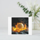 Geheimnisvolle Dracheneier – Ursprung des Feuers Postkarte (Stehend Vorderseite)