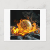 Geheimnisvolle Dracheneier – Ursprung des Feuers Postkarte (Vorderseite)