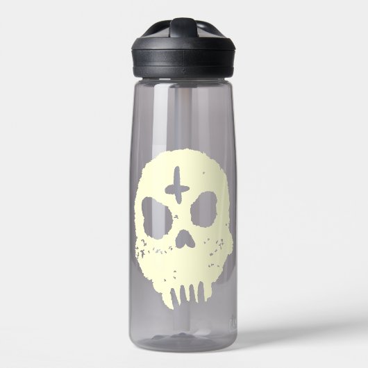 Geheimnisvolle Kreuzknochen Trinkflasche (Vorne)