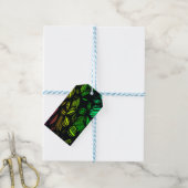 Geheimnisvolle Linien Geschenkanhänger (Mit Garn)