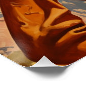 Geheimnisvolle Prairie-Eleganz: Wild-West-Flüstern Poster (Ecke)