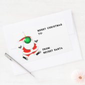 Geheimnisvolle Santa-Ideen Rechteckiger Aufkleber (Umschlag)