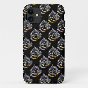 Geheimnisvolle schwarze Rose Case-Mate iPhone Hülle