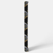 Geheimnisvolle schwarze Rose Samsung Galaxy Hülle (Linke Seite)