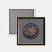Geheimnisvolle Sphäre Magnet (Vorderseite/Rückseite)