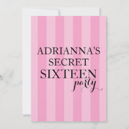 Geheimnisvolle Überraschung 16 . Geburtstag Party  Einladung