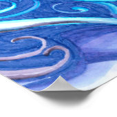 Geheimnisvolle Unterwasserszene Poster (Ecke)