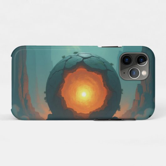 Geheimnisvoller Erdkern Das Herz unseres Planeten Case-Mate iPhone Hülle (Rückseite (Horizontal))