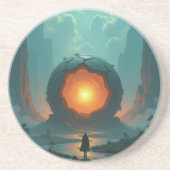 Geheimnisvoller Erdkern  Das Herz unseres Planeten Getränkeuntersetzer (Vorne)