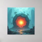 Geheimnisvoller Erdkern Das Herz unseres Planeten Leinwanddruck (Vorderseite)