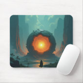 Geheimnisvoller Erdkern  Das Herz unseres Planeten Mousepad (Mit Mouse)