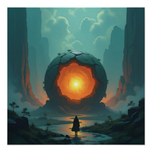 Geheimnisvoller Erdkern  Das Herz unseres Planeten Poster (Vorderseite)