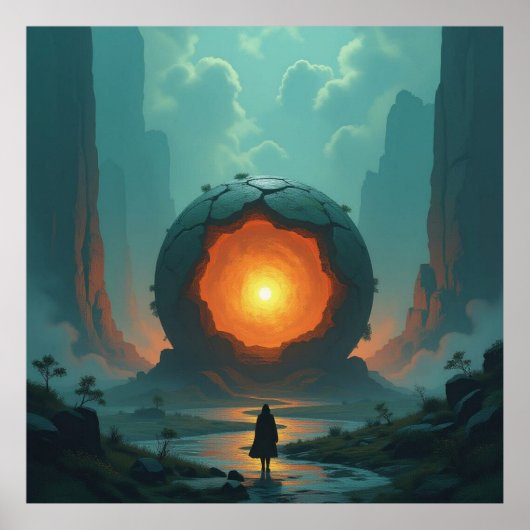 Geheimnisvoller Erdkern Das Herz unseres Planeten Poster (Vorne)