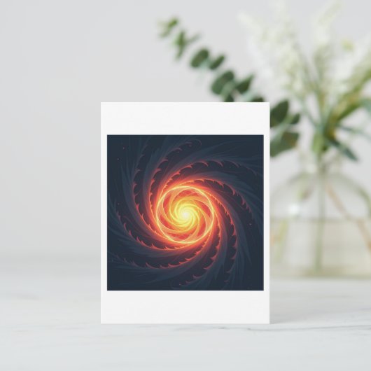 Geheimnisvoller Erdkern Das Herz unseres Planeten Postkarte (Stehend Vorderseite)