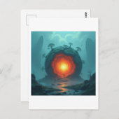 Geheimnisvoller Erdkern  Das Herz unseres Planeten Postkarte (Vorne/Hinten)