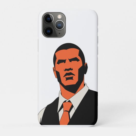 Geheimnisvoller Mann Aussehen Case-Mate iPhone Hülle (Rückseite)