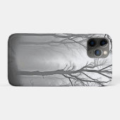 Geheimnisvoller nebliger Waldweg Case-Mate iPhone Hülle (Rückseite (Horizontal))