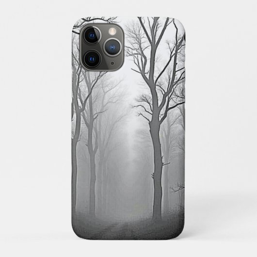 Geheimnisvoller nebliger Waldweg Case-Mate iPhone Hülle (Rückseite)