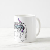 Geheimnisvoller Taucher in den Schatten Kaffeetasse (VorderseiteRechts)