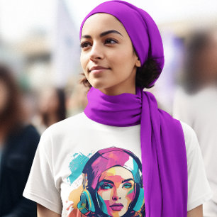 geheimnisvolles Frau, modernes Frauenportrait T-Shirt