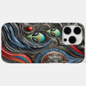 Geheimnisvolles Treffen der Alien im Kosmos Case-Mate iPhone Hülle (Rückseite (Horizontal))