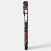 Geheimnisvolles Treffen der Alien im Kosmos Case-Mate iPhone Hülle (Rückseite / Links)