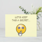 Geheimnisvolles Überraschungsgefühl Party Einladung (Stehend Vorderseite)