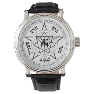 geheimnisvolles verbindliches Symbol Armbanduhr