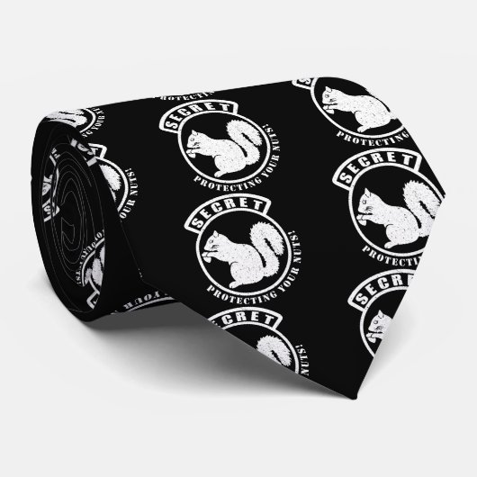 Geheimquirrel-Patch schützt Ihre Nüsse Krawatte (Gerollt)