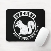 Geheimquirrel-Patch schützt Ihre Nüsse Mousepad (Mit Mouse)
