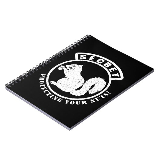 Geheimquirrel-Patch schützt Ihre Nüsse Notizblock (Linke Seite)