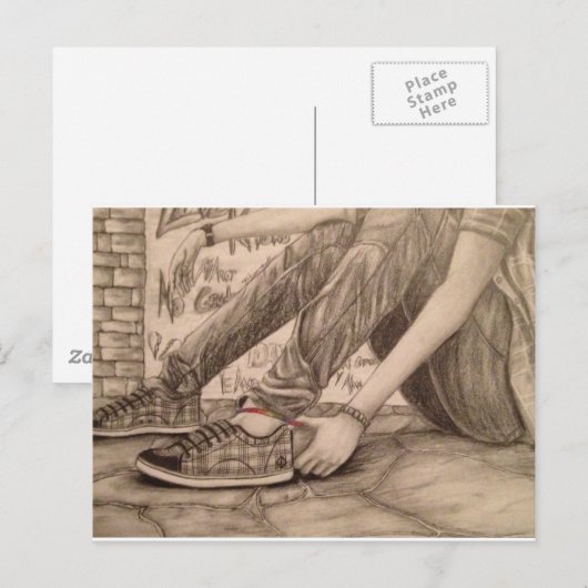 Geheimstolz Postkarte (Vorne/Hinten)