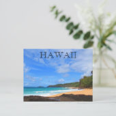 Geheimstrand Kauai Postkarte (Stehend Vorderseite)