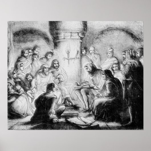 Geheimstudie über Wycliffes Bibel Poster (Vorne)