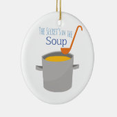 Geheimsuppe Keramik Ornament (Rechts)