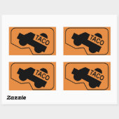 Geheimticker Rechteckiger Aufkleber (Blatt)