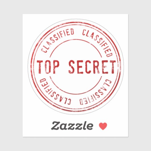 Geheimtitelte Briefmarke Aufkleber (Blatt)