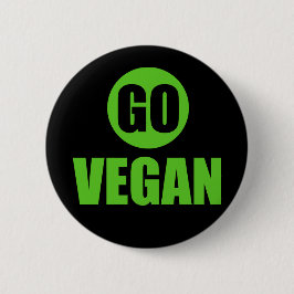 Gehen Abzeichen-Button-Knopf veganer Button