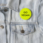 Gehen Abzeichen veganes Button (Beispiel)